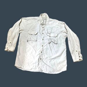 Sports Afield Mens XL Long Sleeve Hunting Fishing  Nylon & Polyester Shirt READ